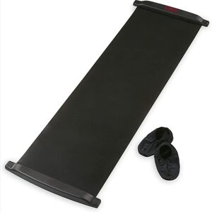 SPRI Black Slide Board with Booties